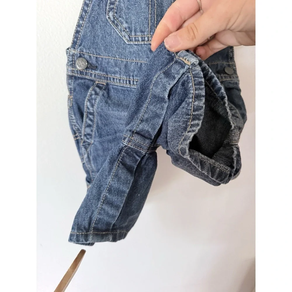 Baby OshKosh B'gosh‎ Blue Denim Overalls 18-24 Months with Red Stripes